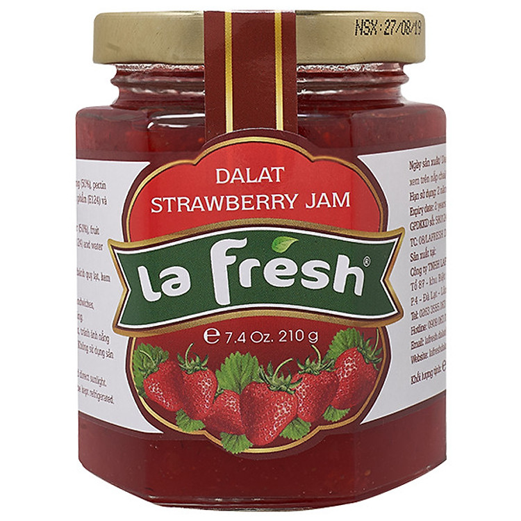 Mứt dâu tây lafresh, Bữa sáng hoàn hảo, giàu dinh dưỡng với phong cách năng động, hiện đại, tiện lợi, an toàn, chất lượng