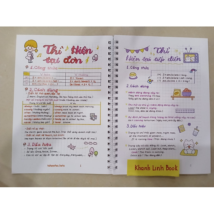 Takenote Tiếng Anh (Tổng Hợp Kiến Thức Từ Lớp 3 Đến Lớp 12) - Ảnh 4