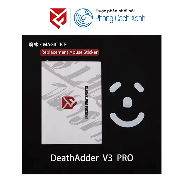 Feet chuột PTFE Unusual Way Sport Magic Ice - Razer DeathAdder V3 Pro (1 bộ) - Hàng Chính Hãng