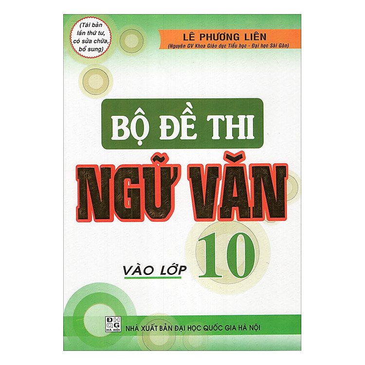 Sách Bộ Đề Thi Ngữ Văn Vào Lớp 10