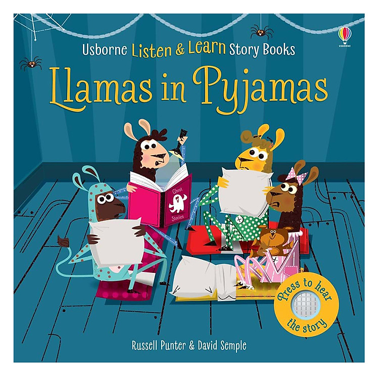 Sách Usborne Listen & Learn Story Books: Llamas In Pyjamas