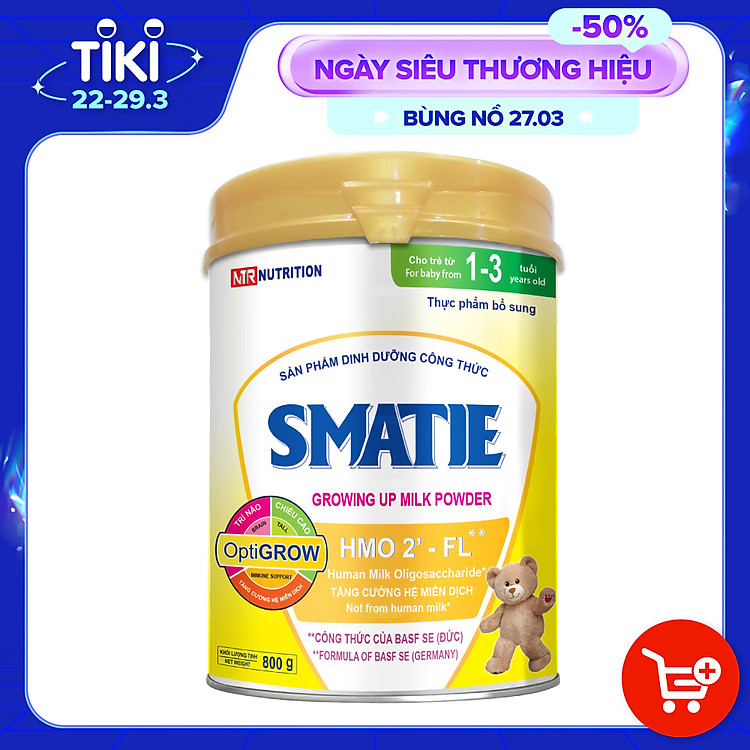 Sữa HMO SMATIE Số 2 800g Tiết kiệm