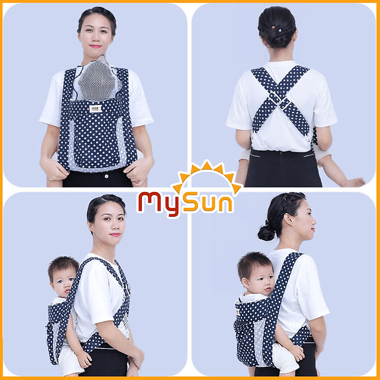 Mua Đai địu vải MySun cho trẻ sơ sinh Chính hãng Ưu đãi - Hình ảnh 3