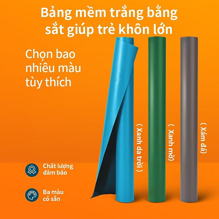 Bảng từ không viền học sinh Deli (450x600mm, 3 màu) - Ảnh 6