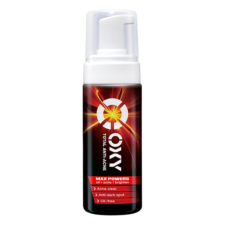 Bọt Rửa Mặt Ngăn Ngừa Mụn Cho Nam OXY Total Anti Acne (130ml)