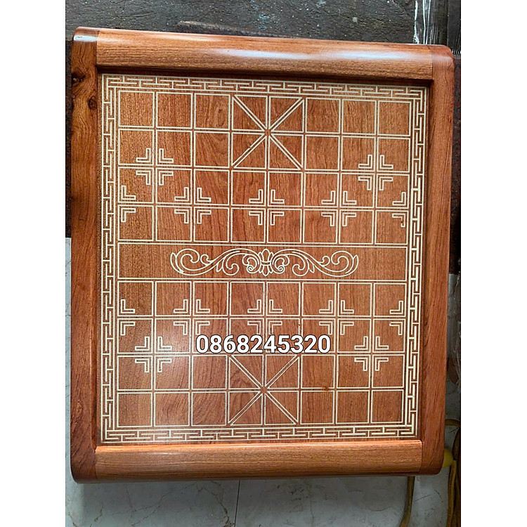 Mua Bàn cờ tướng gỗ hương đá 55x60cm Chính hãng Giá tốt - Hình ảnh 4
