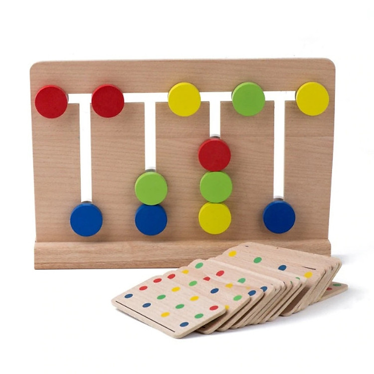 Bộ Đồ Chơi Logic 4 Màu - Giúp phát triển tư duy logic