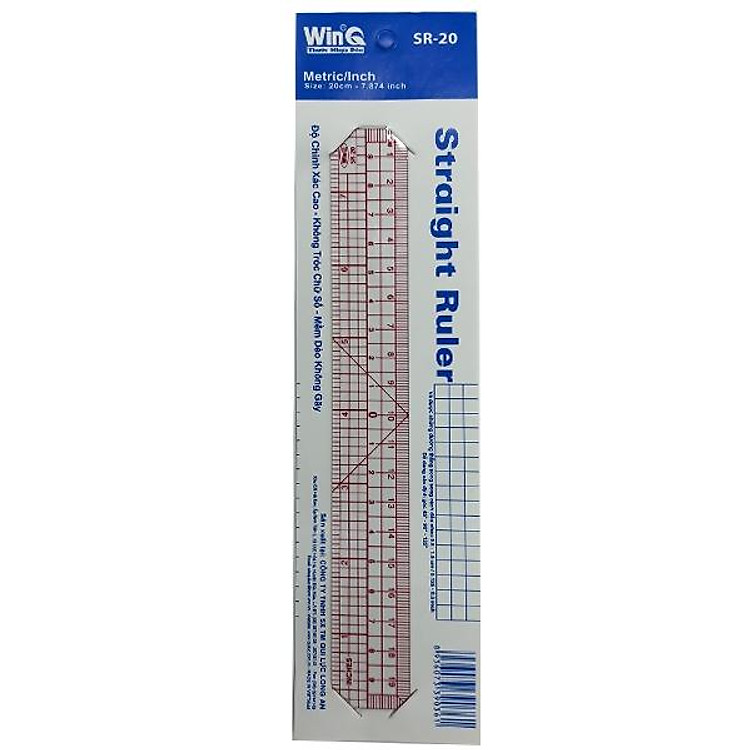 Thước Thẳng 20cm WinQ SR-20