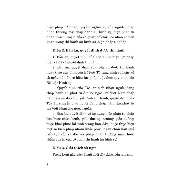 Luật Thi Hành Án Hình Sự Năm 2019 - Bản In 2024 - Ảnh 5