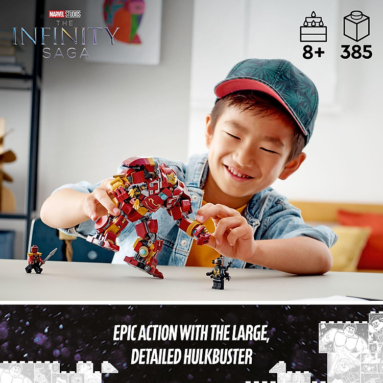 Mua LEGO Superheroes 76247 Chiến Giáp Hulk Buster Chính hãng Giá rẻ - Hình ảnh 4