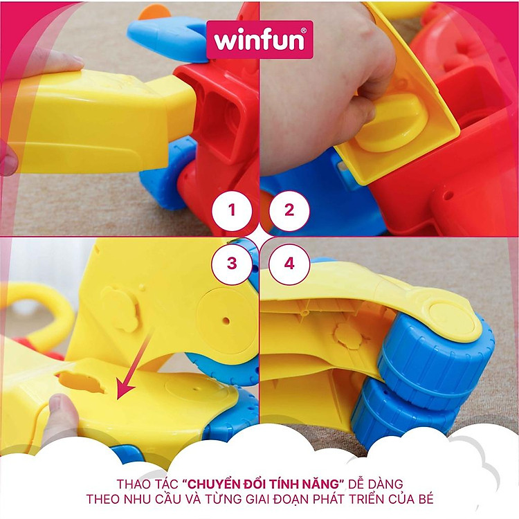 Xe tập đi cho bé Winfun 0875 Chính hãng Tiết kiệm - Hình ảnh 3