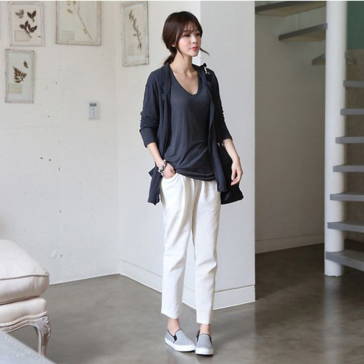 QUẦN BẦU HÈ THU BAGGY THÔ ĐŨI TRẮNG QBCS4_1