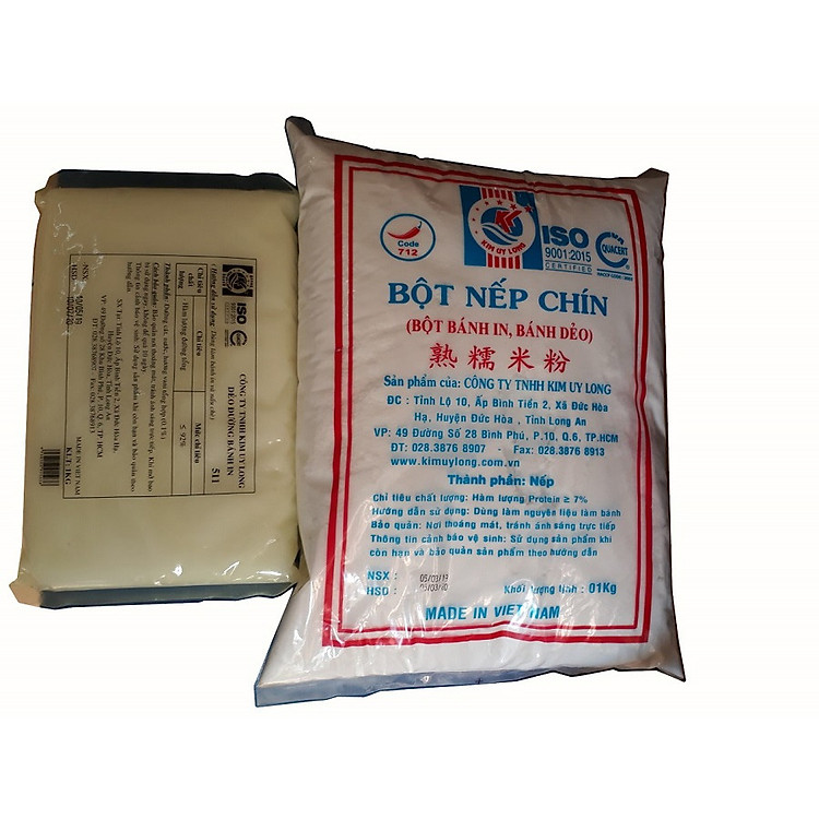 Bột Nếp Chín Bánh In & Dẻo đường bánh in