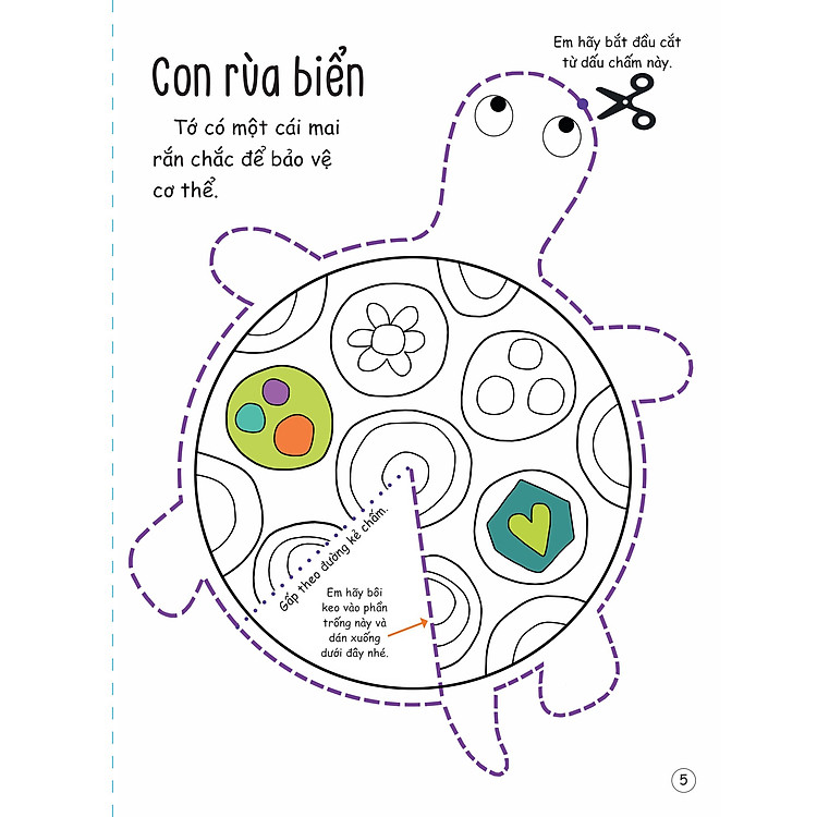 Cắt, Gấp, Tô Màu - Thế Giới Động Vật - Ảnh 5