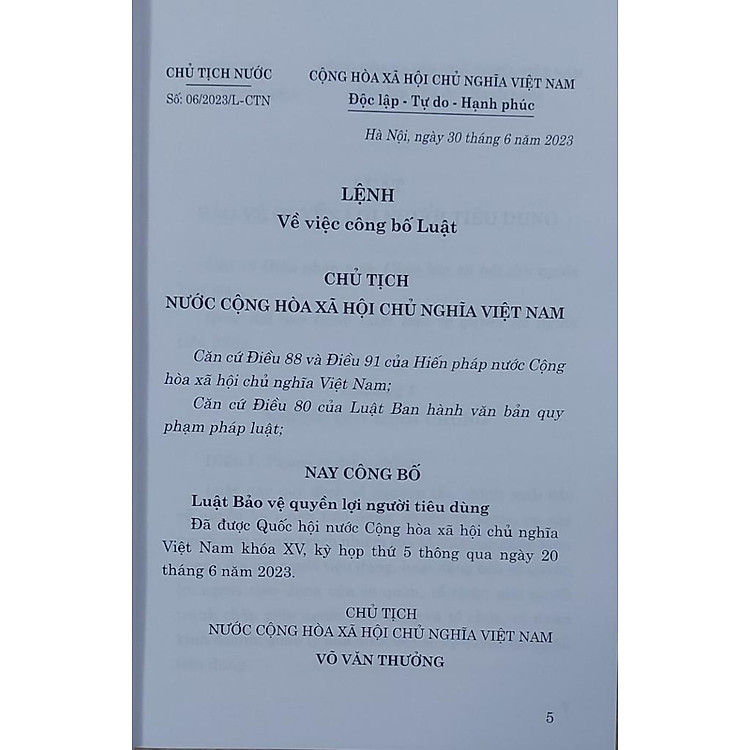 Luật Bảo Vệ Quyền Lợi Người Tiêu Dùng - Ảnh 3