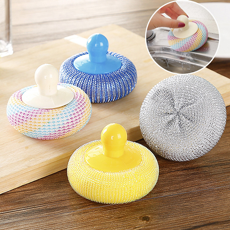 MIẾNG CHÙI RỬA ĐA NĂNG CÓ TAY CẦM GD32TK