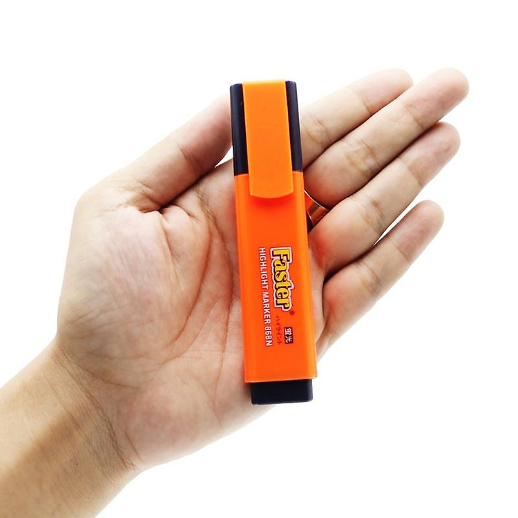 Bút Dạ Quang Faster F-HM868-N - Màu Cam - Ảnh 5