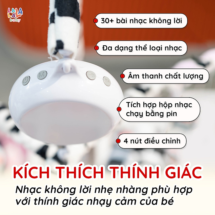 Đồ Chơi Treo Nôi Phát Nhạc Cho Bé Chính hãng Giá rẻ - Hình ảnh 5