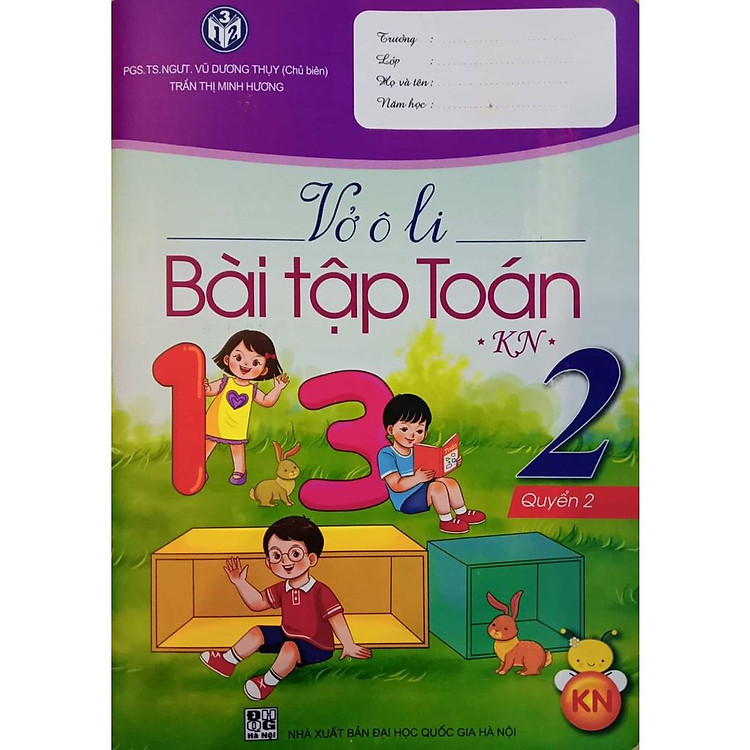 Vở ô li bài tập Toán lớp 2 quyển 2 – Kết nối tri thức