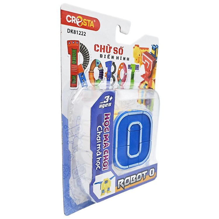 Robot Biến Hình Chữ Số 0 - Cresta DK81222 Chính hãng Giá tốt - Hình ảnh 4
