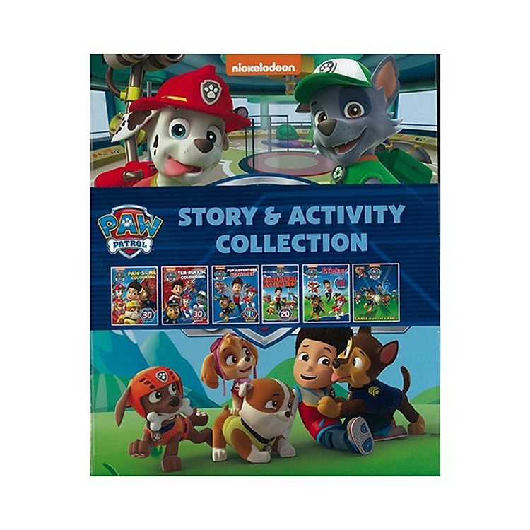 Sách Nickelodeon PAW Patrol Story & Activity Collection - Chú chó cứu hộ