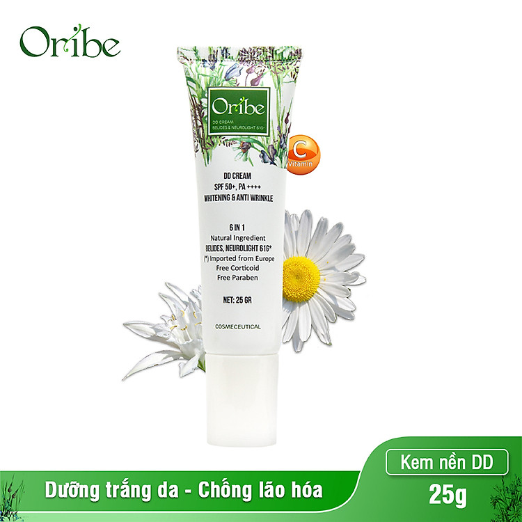 Kem Nền Chống Nắng DD Cream 6in1 Oribe Giúp Che Khuyết Điểm Nâng Tone Chống Nắng Kiềm Dầu Chống Lão Hóa 25g