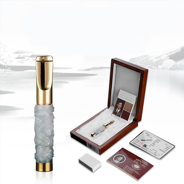 Tẩu Lọc Thuốc Cầm Tay Đá Ngọc Bích 358ZB (họa tiết ngẫu nhiên) - Ảnh 4