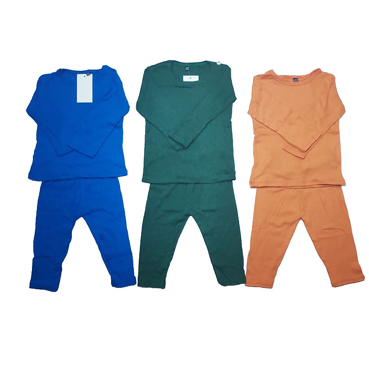 Combo 5 Bộ Bozip Thu Đông Dài Tay Co Giãn 4 Chiều Cho Bé Gái