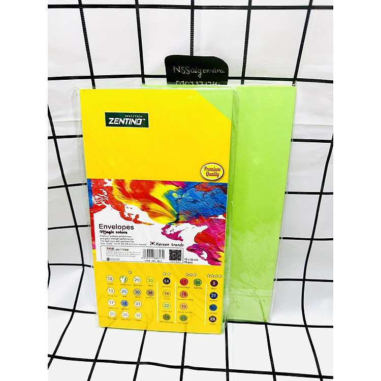 Bao Thư 12x22 Zentino (10 cái) - Ảnh 3