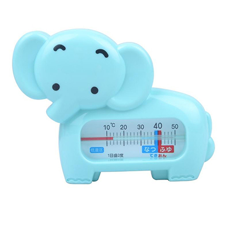 Nhiệt kế đo nhiệt độ nước tắm hình chú voi (Xanh)