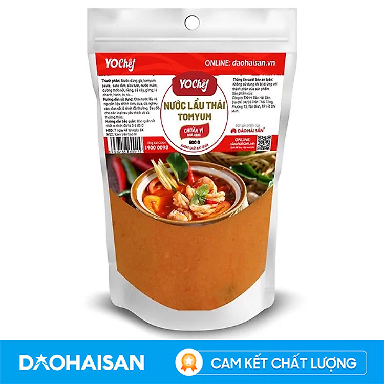 Nước Lẩu Thái Tomyum (Túi 500g)