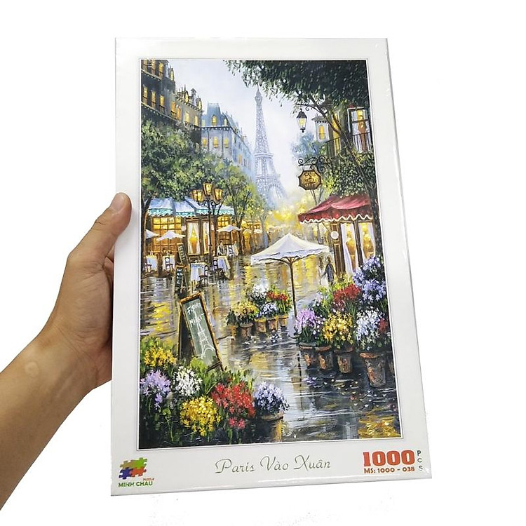 Bộ Tranh Xếp Hình 1000 - Paris Xuân Chính hãng Giá rẻ - Hình ảnh 2