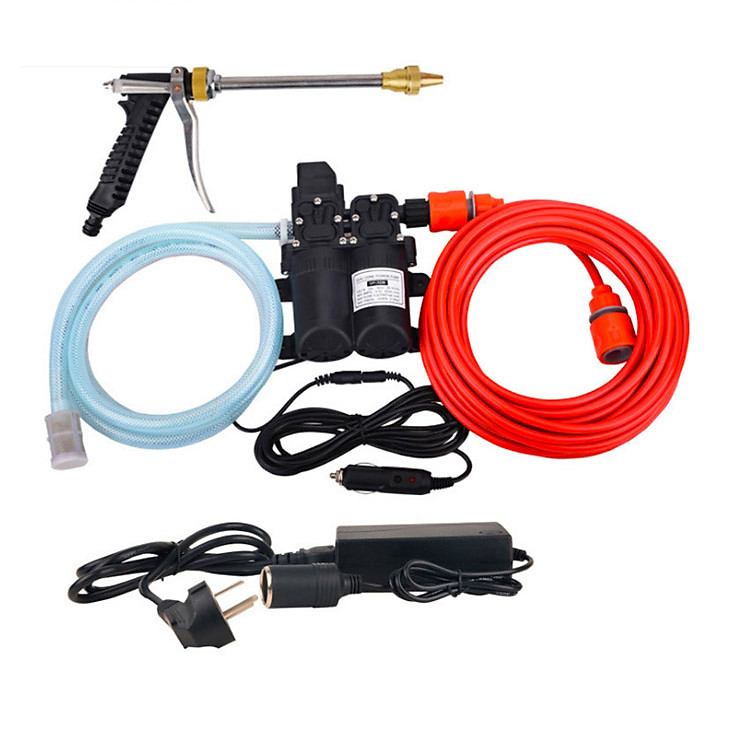 Máy rửa xe tăng áp mini bơm kép SHA02