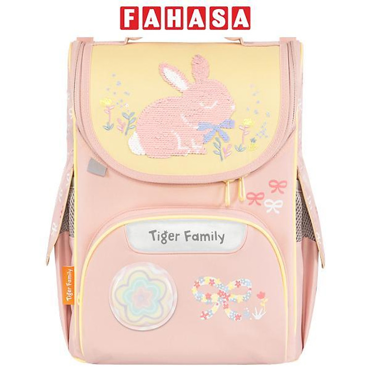 Ba Lô Công Thái Học Nature Quest Schoolbag Pro 2S - Bows and Bunny - Sequins - Tiger Family TGNQ-105A(2)