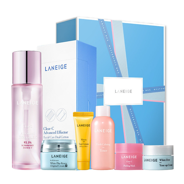 Bộ dưỡng Laneige Clear-C Advanced Effector trắng hồng sáng mịn