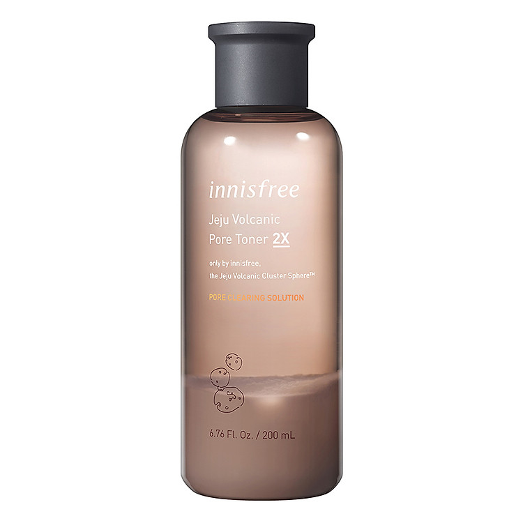 Nước Cân Bằng Se Khít Lỗ Chân Lông Từ Tro Núi Lửa Jeju Innisfree Jeju Volcanic Pore Toner 2 x 200ml - 131171036