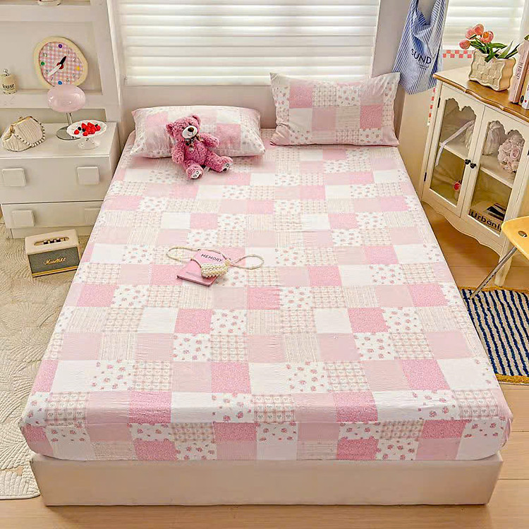 Bộ ga gối cotton Icy LIDACO họa tiết dễ thương chất liệu mềm mát nhiều mẫu lựa chọn