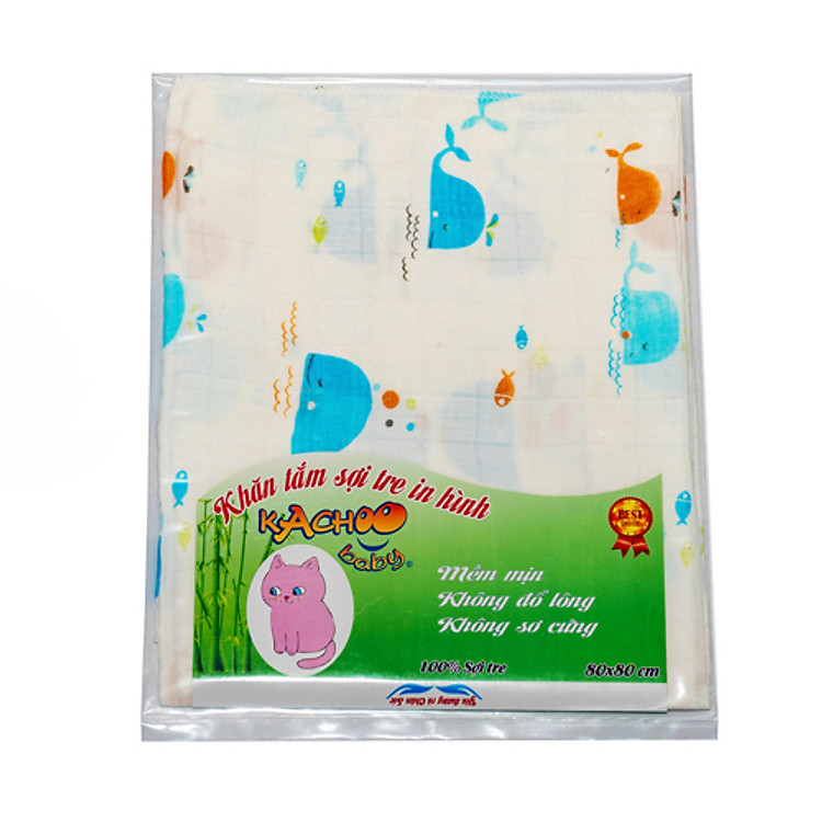 Tham Khảo tại ConCung: Khăn tắm bé sợi tre 80x80 cm , nhận ngay nhiều Ưu đãi