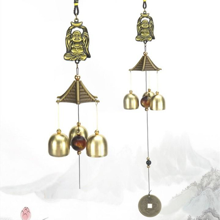 ️FREESHIP Chuông gió phong thủy,chuông phật Di Lặc cầu bình an và tài lộc 206755