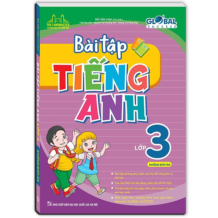 Global Success – Bài Tập Tiếng Anh Lớp 3 – Không Đáp Án