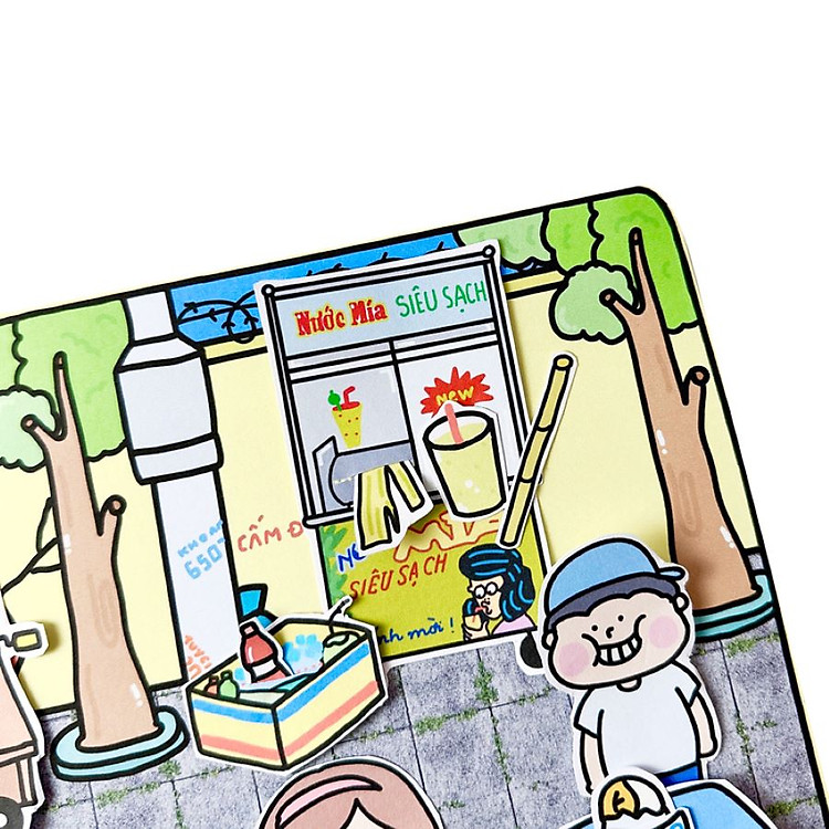 Bộ Tranh Tương Tác Cô Tiên Xanh Chính hãng Ưu đãi - Hình ảnh 3