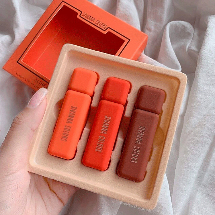 Set Son lì 3 Màu Sivanna Colors In The Peach HF6028