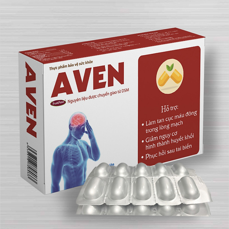 Thực phẩm bảo vệ sức khỏe AVEN - Hỗ trợ ngăn ngừa và làm tan cục máu đông