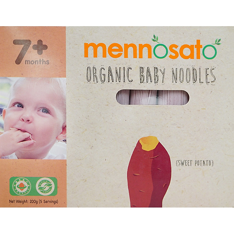 Mì ăn dặm hữu cơ khoai lang 200g Uy tín Ưu đãi - Hình ảnh 4