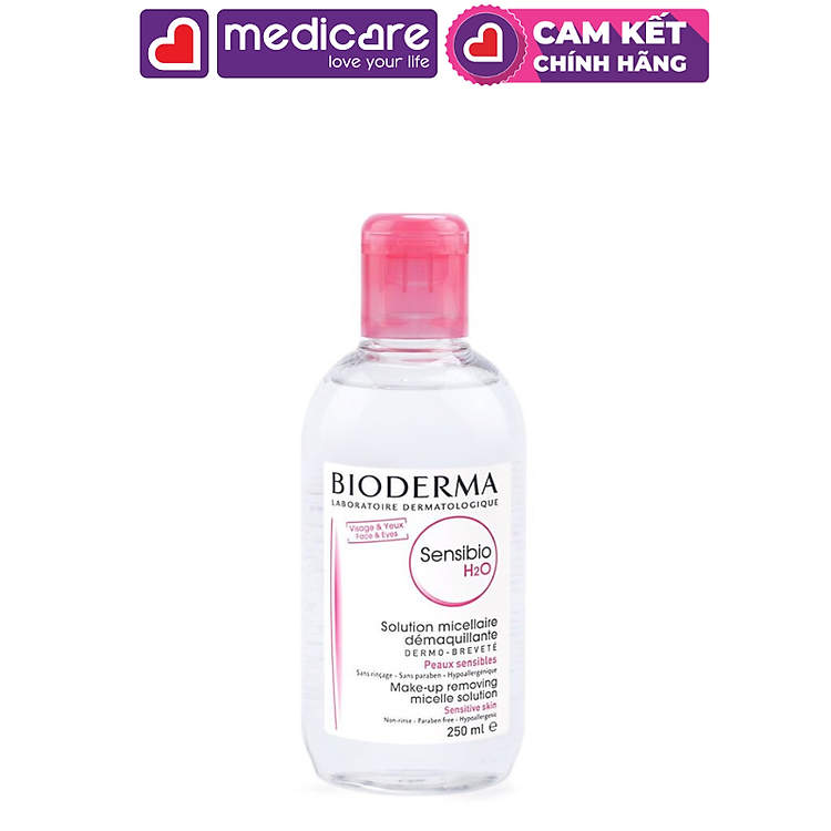 Nước Tẩy Trang Bioderma Sensibio dành cho mọi loại da và da nhạy cảm 250ml