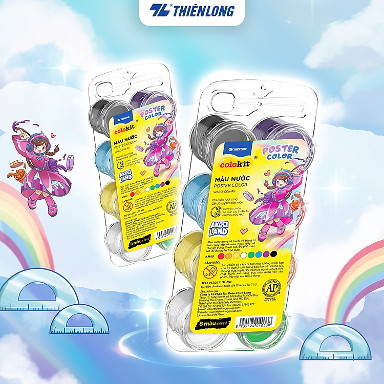 Màu Nước Thiên Long Colokit WACO-C06 (8 màu)