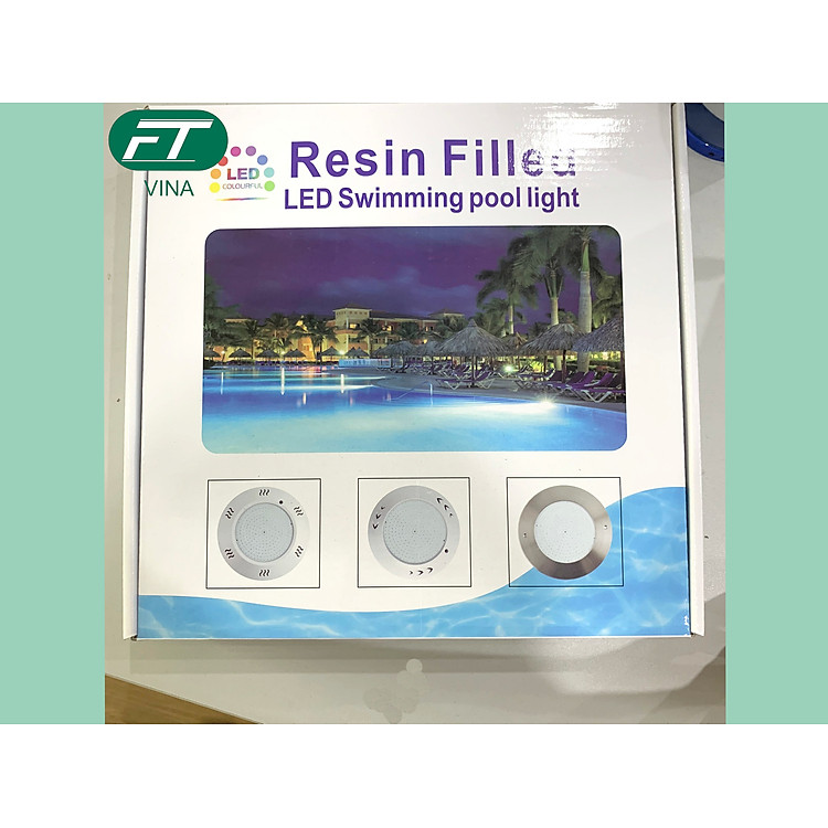 Đèn LED bể bơi điều khiển dưới nước 18W-12V, đèn bể bơi, đèn trang trí, đèn bể cá, chống nước 100%, chất lượng cao