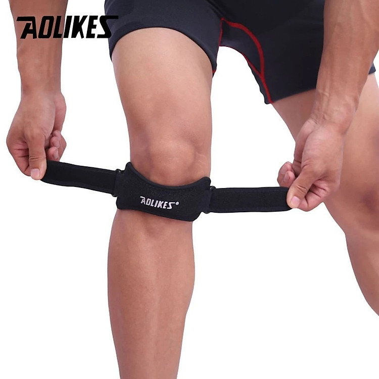 Đai miếng đệm bảo vệ đầu gối AOLIKES A-7919 hỗ trợ xương bành chè sport damping patella belt