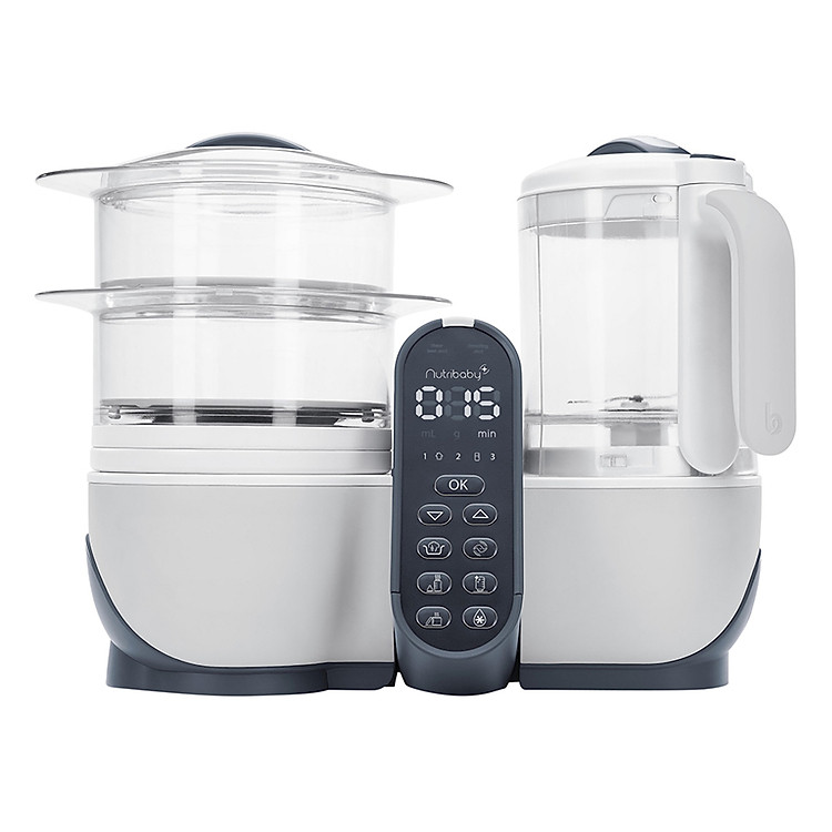 Máy Xay Hấp Đa Năng Nutribaby Plus5 In 1 Babymoov 1000201 (Trắng)