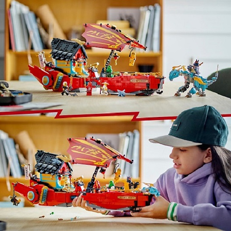 LEGO NINJAGO 71797 - Chiến hạm Bounty Chính hãng Tiết kiệm - Hình ảnh 3